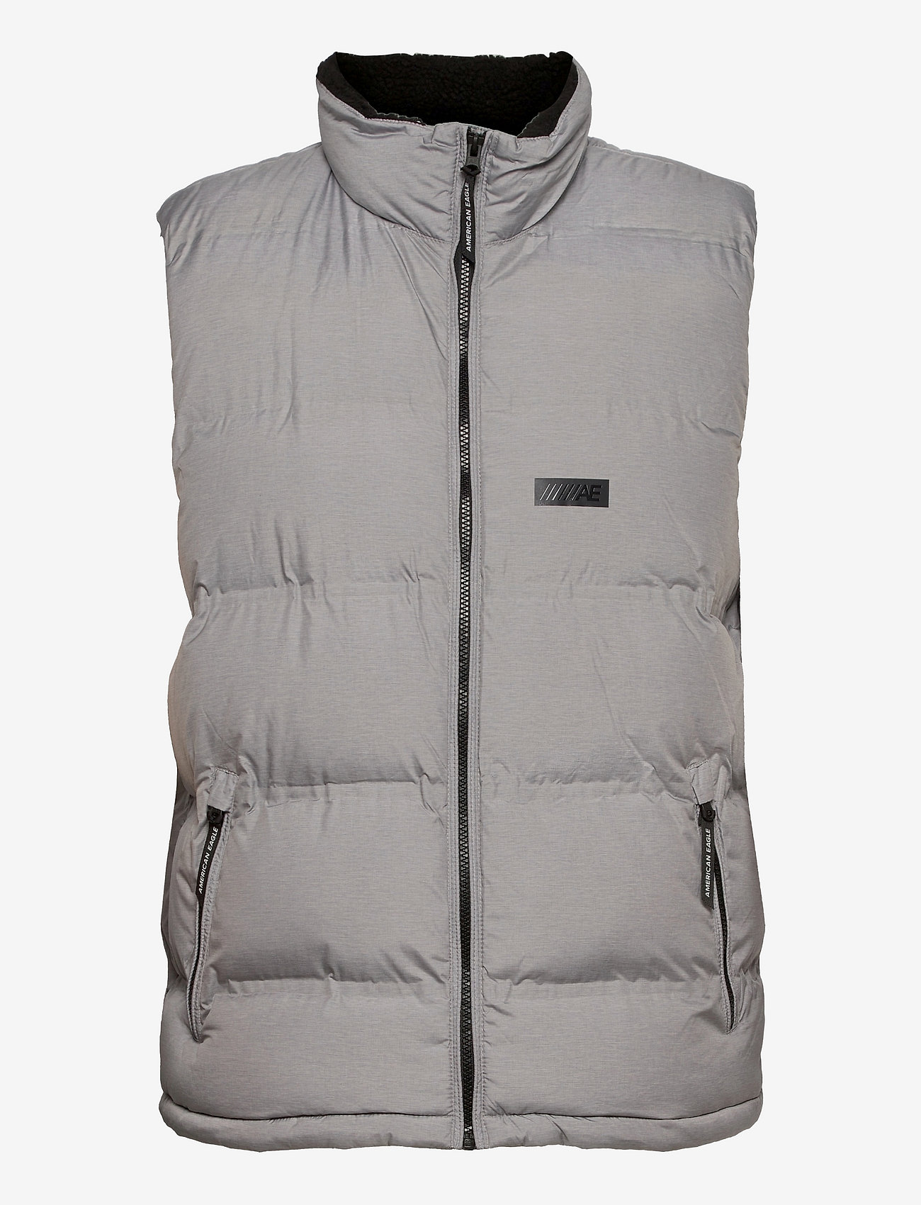 American Eagle - AE Puffer Vest - heather gray - 0
