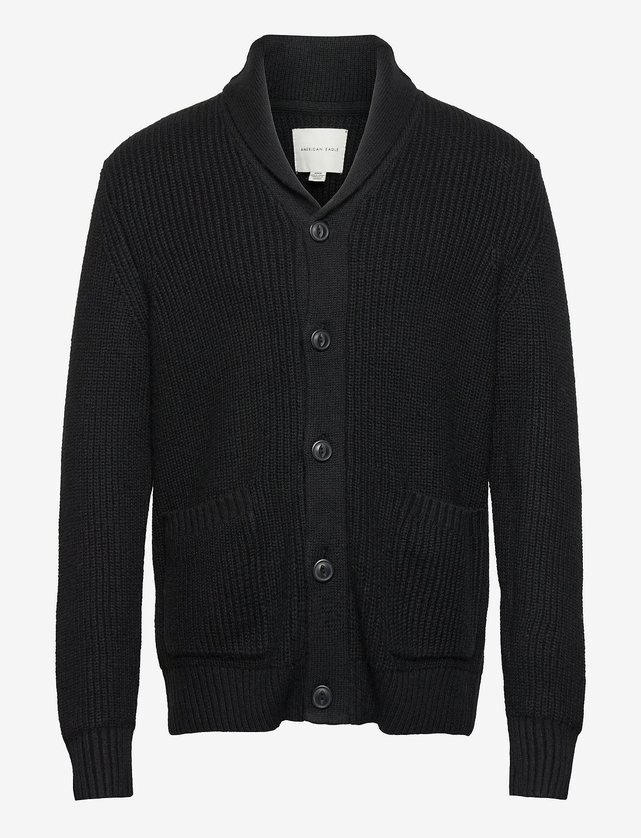 SHAWL CARDIGAN - BLACK