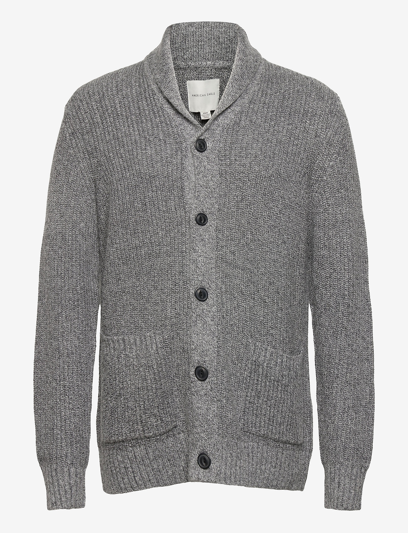 SHAWL CARDIGAN - HEATHER GRAY