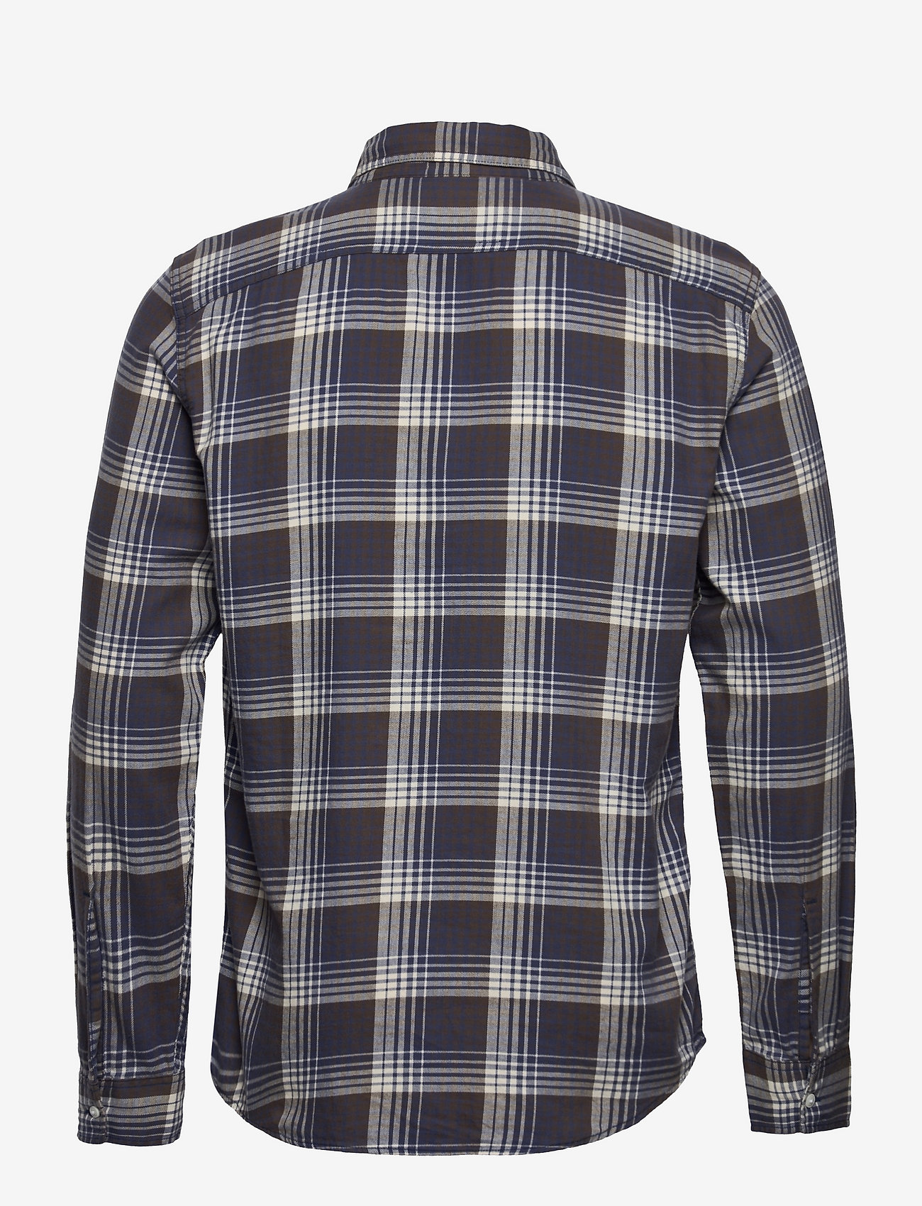 American Eagle - SCOUT PLAID SF CSC MILO TWILL - washed blue - 1