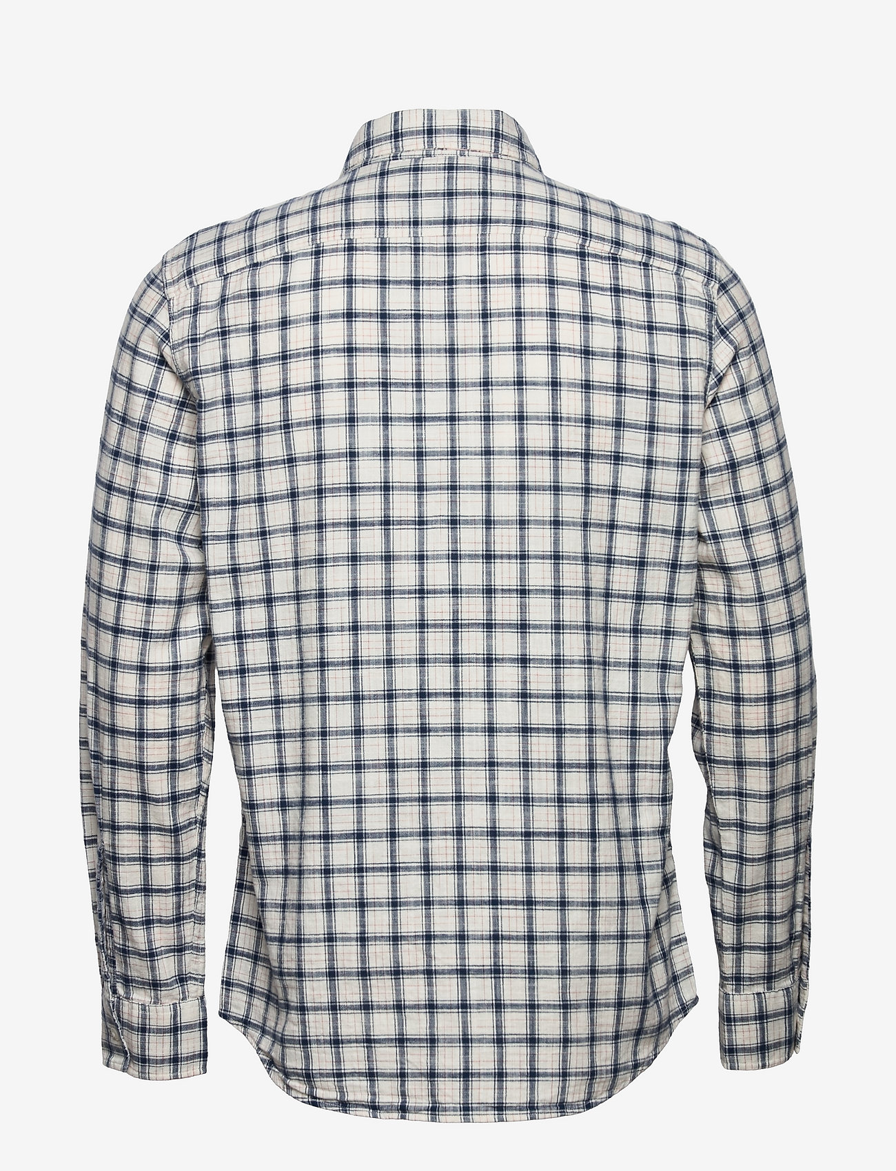 American Eagle - INT SF BAND PLAID SLUB PLAIN WEAVE - white - 1
