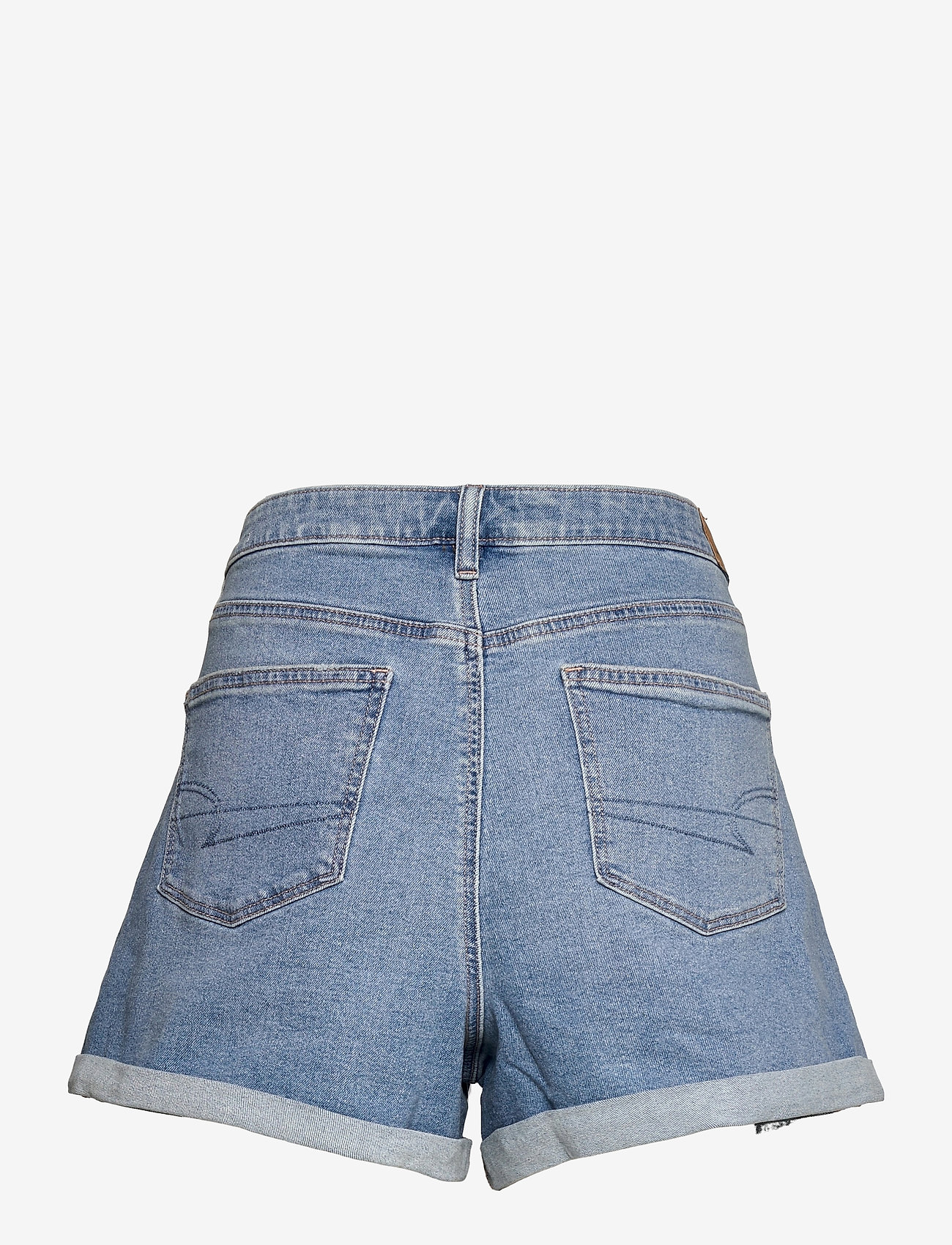 American Eagle - AE Stretch Denim Mom Shorts - medium bright indigo - 1