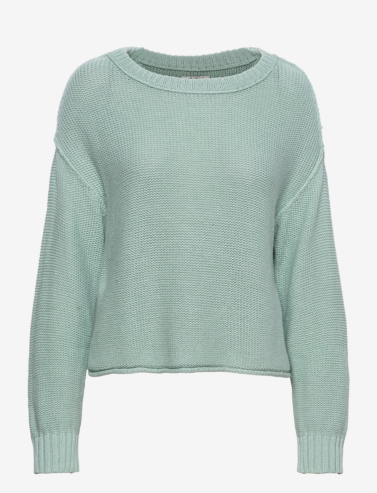 American Eagle - CROP CREW NECK PULLOVER - dusty sage - 0