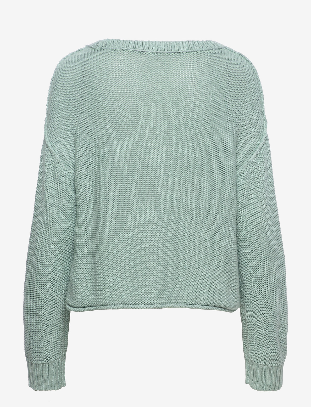 American Eagle - CROP CREW NECK PULLOVER - dusty sage - 1