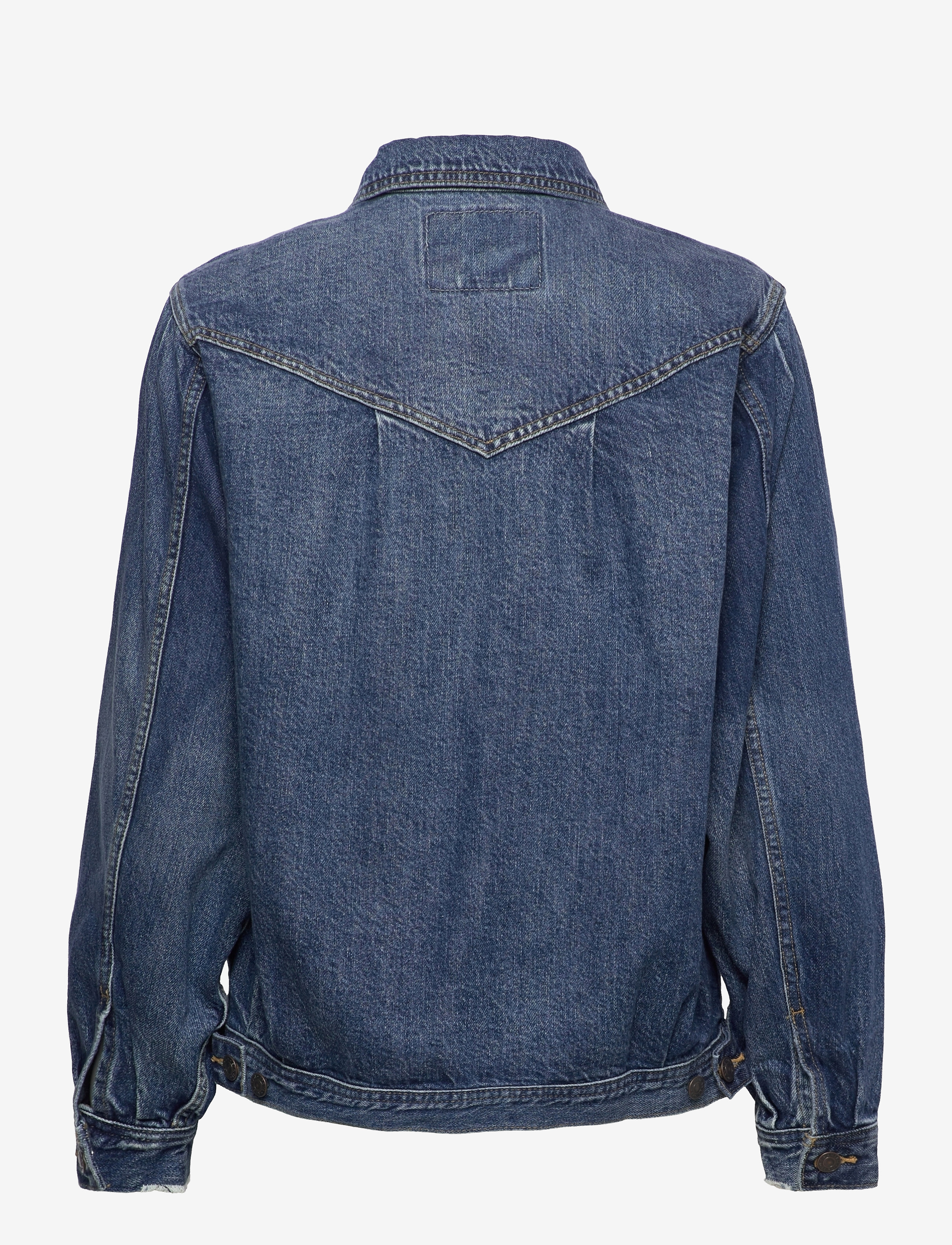 American Eagle - BALLOON SLEEVE BOYFRIEND - medium wash - 1