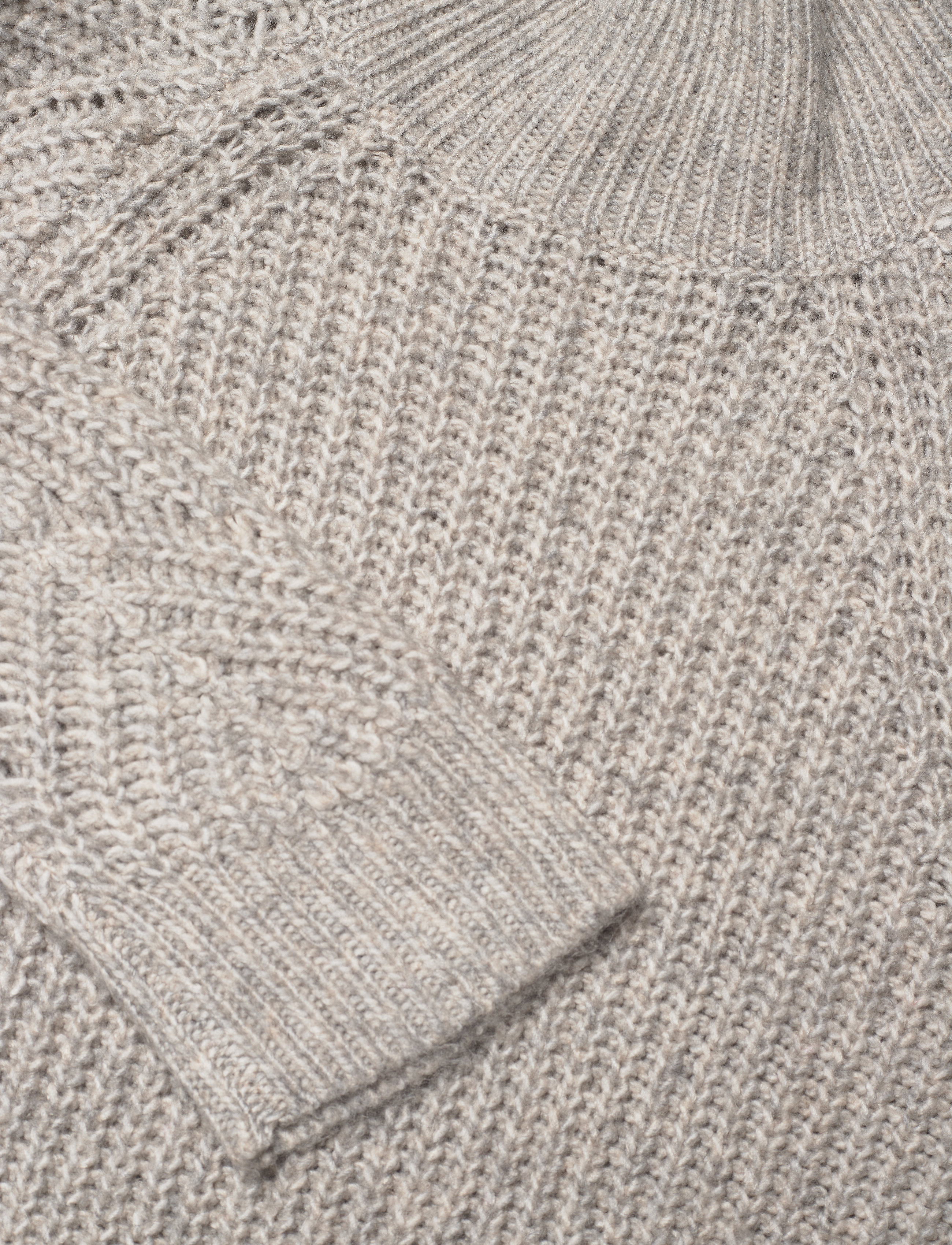 American Eagle - POINTELLE SLEEVE SWEATER DRESS - gray - 2