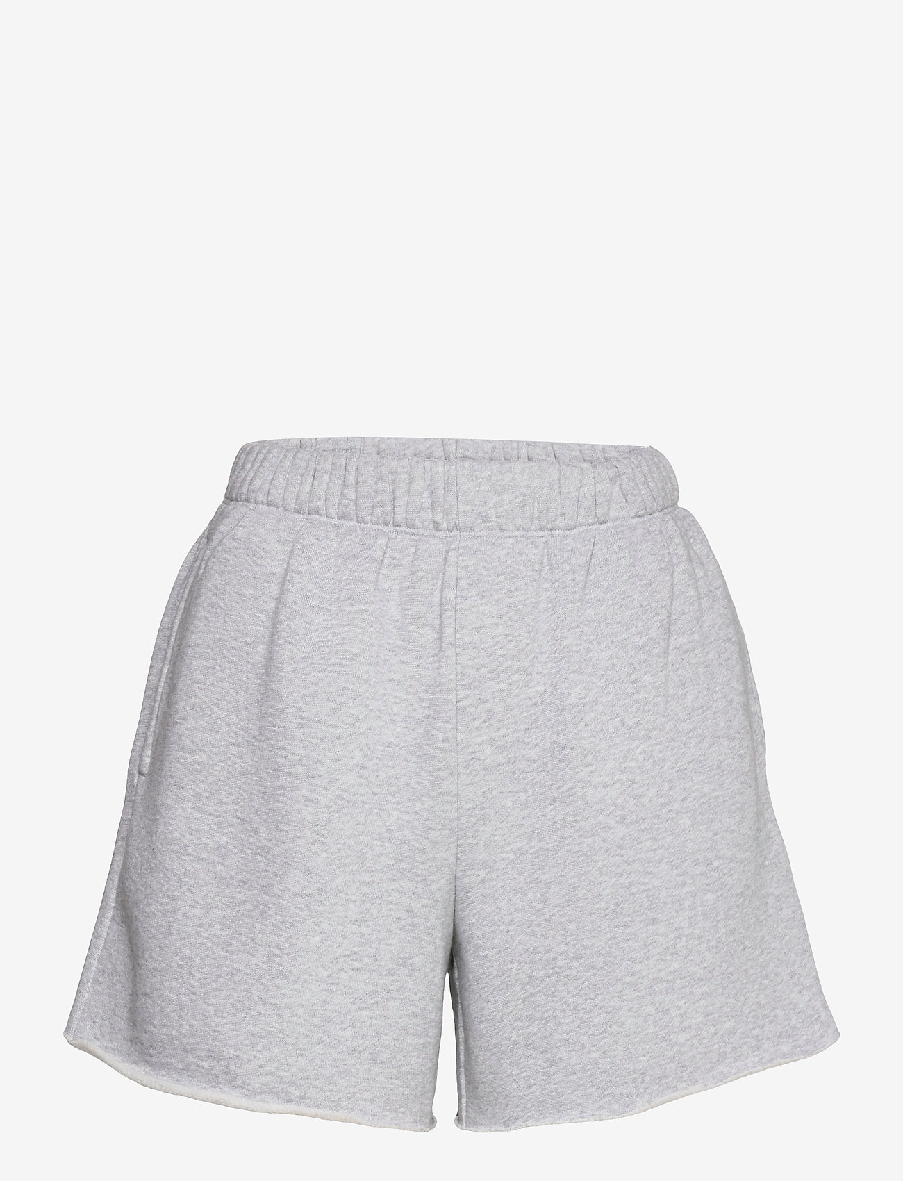 American Eagle - Aerie Fleece-Of-Mind High Waisted Short - medium heather gray - 0