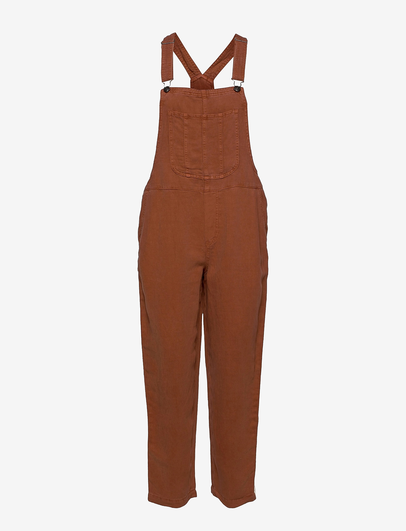 American Eagle - Aerie Twill Overall - jupiter brown - 0