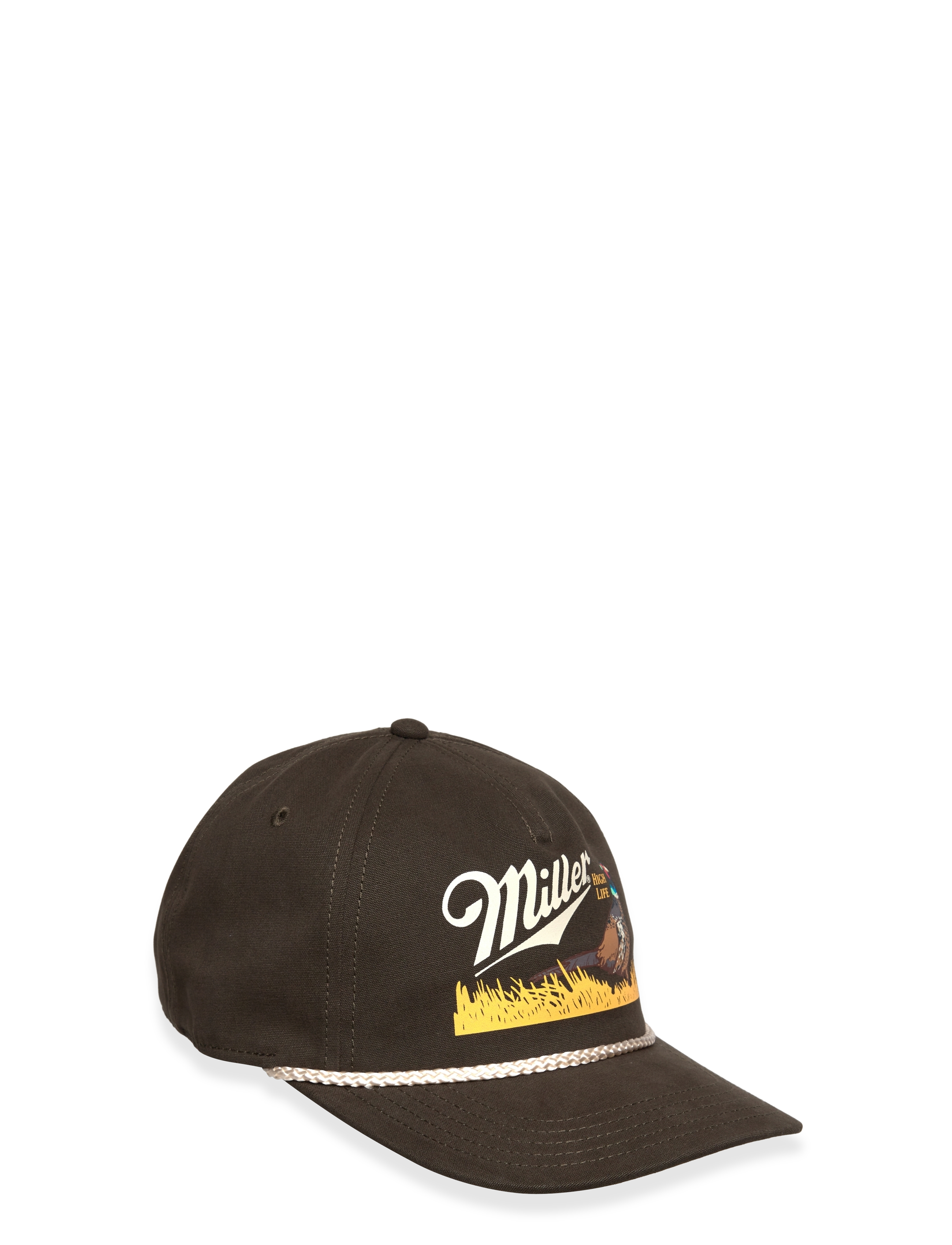 AMERICAN NEEDLE Miller High Life Canvas Cappy Army Grün American Needle Schwarz - One Size - Herren