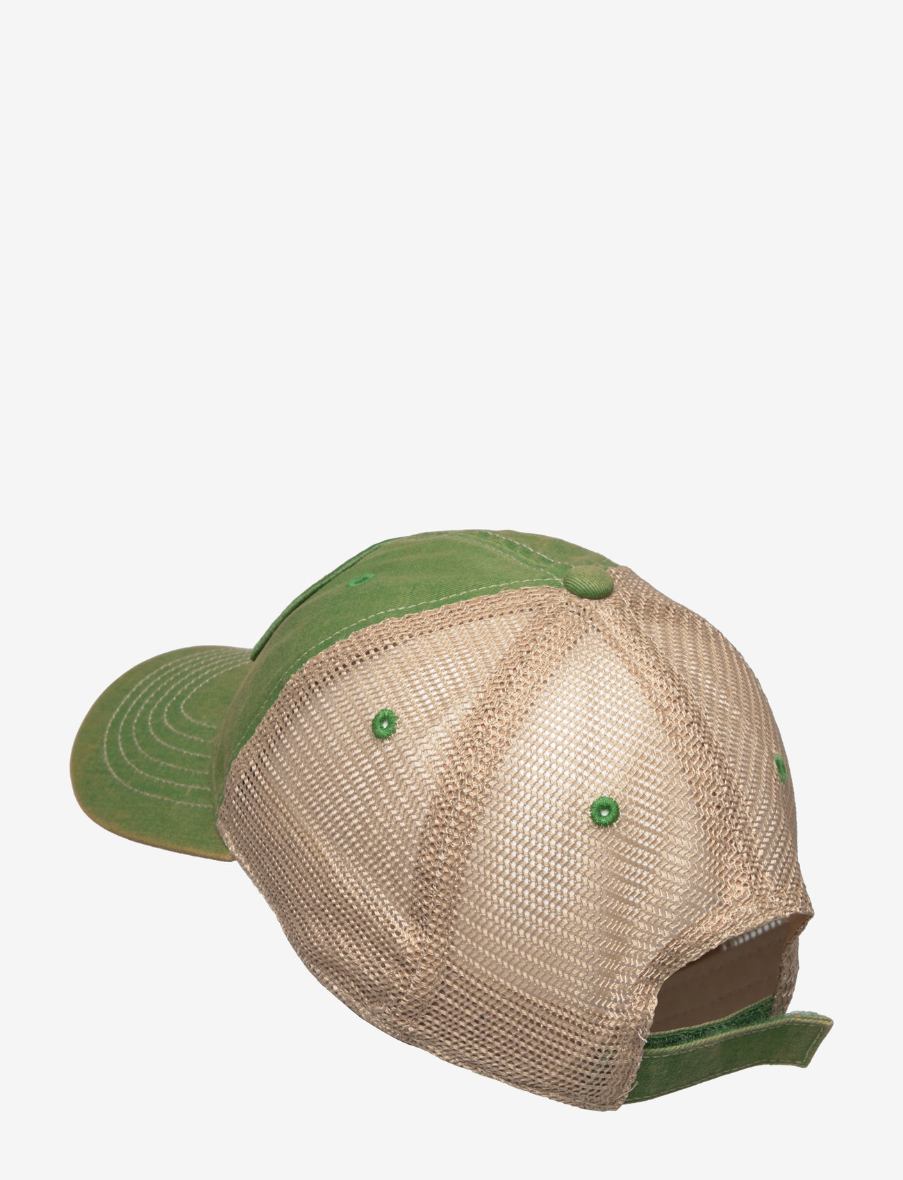 American Needle - Stone Washed Logo Mens Cap Ivory - Dark Green John Deere - caps - ivory - dark green - 1