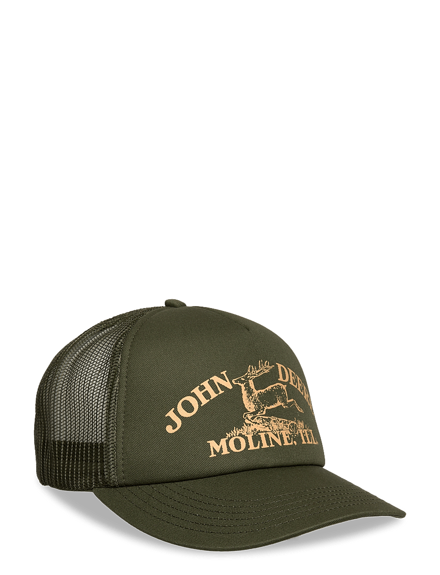 American Needle - Vintage Print Dark Green Trucker - American Needle - casquettes - green - 0