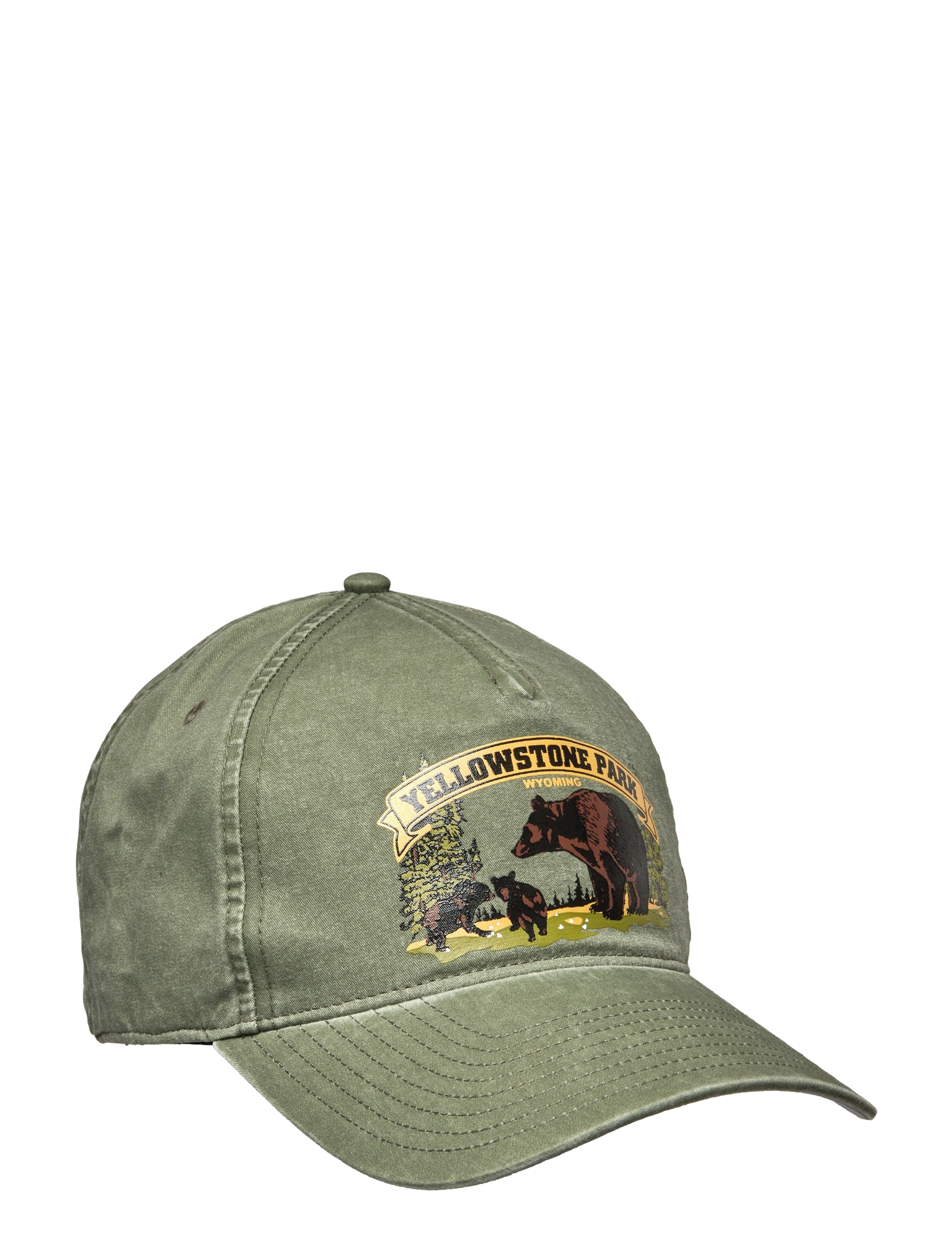 American Needle Yellowstone National Park Trailhead Canopy - Pipot & lakit - BLACK / khaki/green