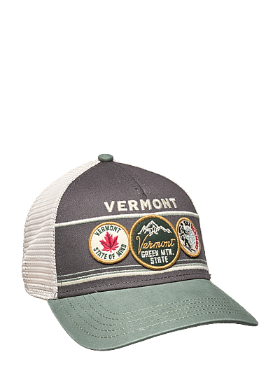 Vermont Trucker Ivory Cool Gray Cedar American Needle - Kasketter