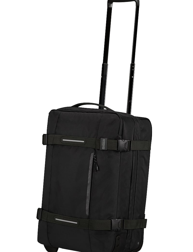 American Tourister - URBAN TRACK DUFFLE/WH S - keskmise suurusega kohvrid - asphalt black - 0