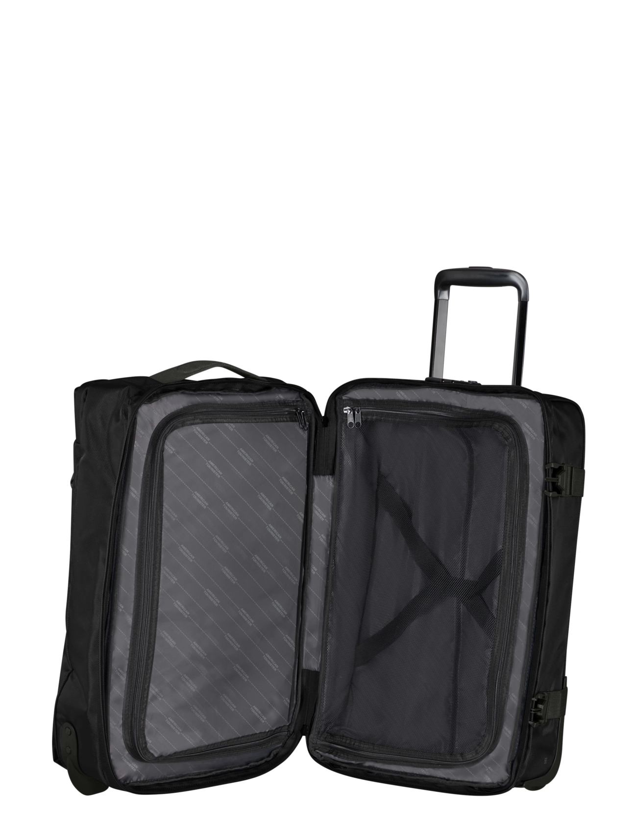 American Tourister - URBAN TRACK DUFFLE/WH S - keskmise suurusega kohvrid - asphalt black - 5