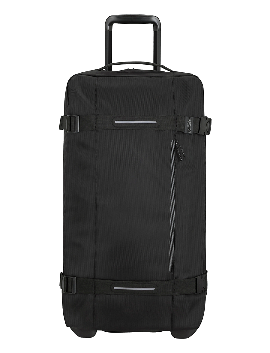American Tourister - URBAN TRACK DUFFLE/WH M - valises moyennes - asphalt black - 0