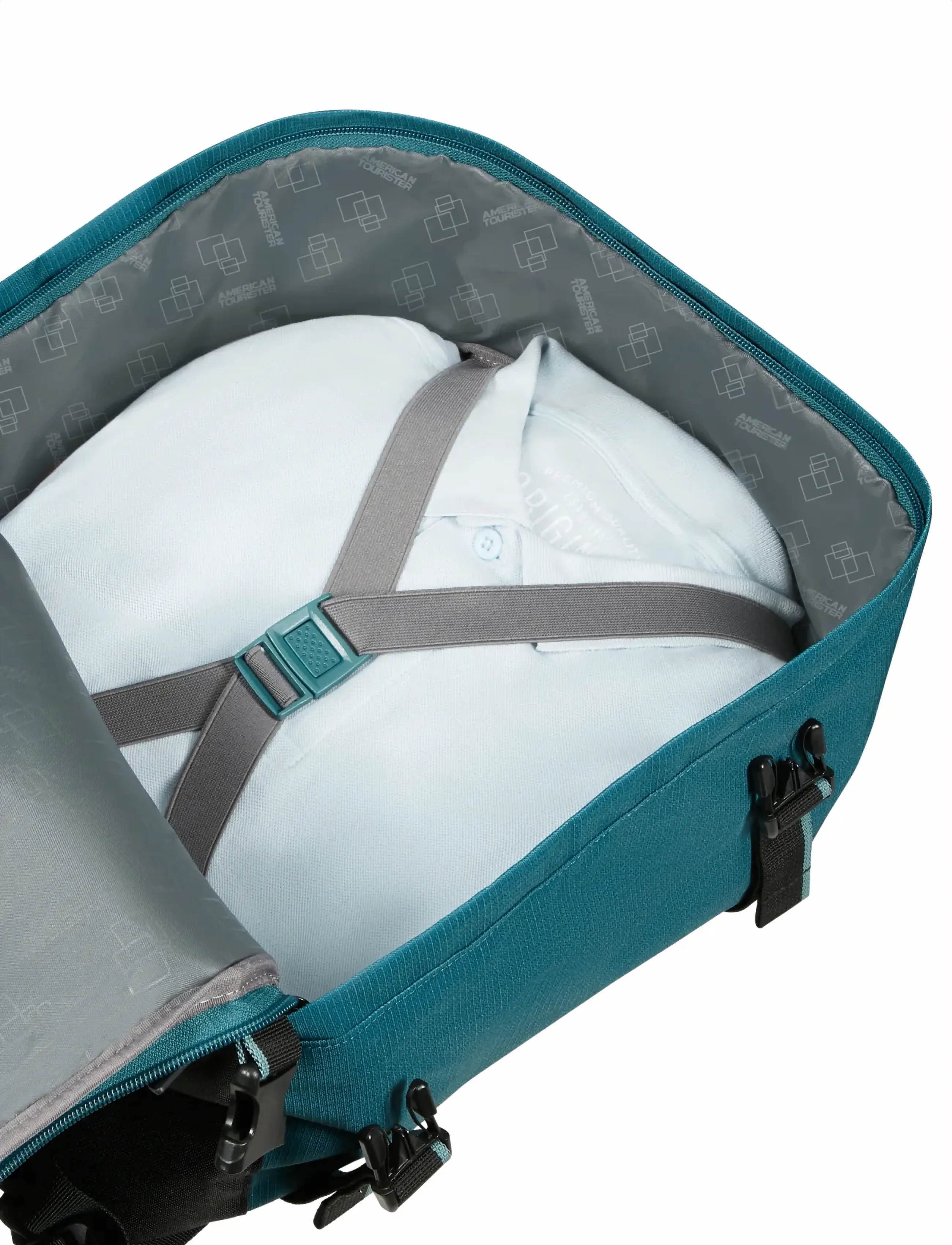 American Tourister - TAKE2CABIN CASUAL BACKPACK S - feriefavoritter - totally teal - 5