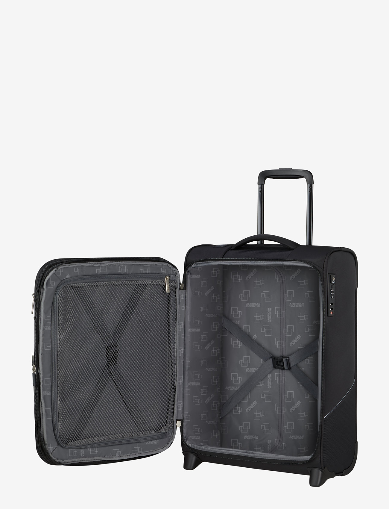 American Tourister - SUMMERRIDE UPRIGHT S EXP TSA - kabinväskor - black - 5