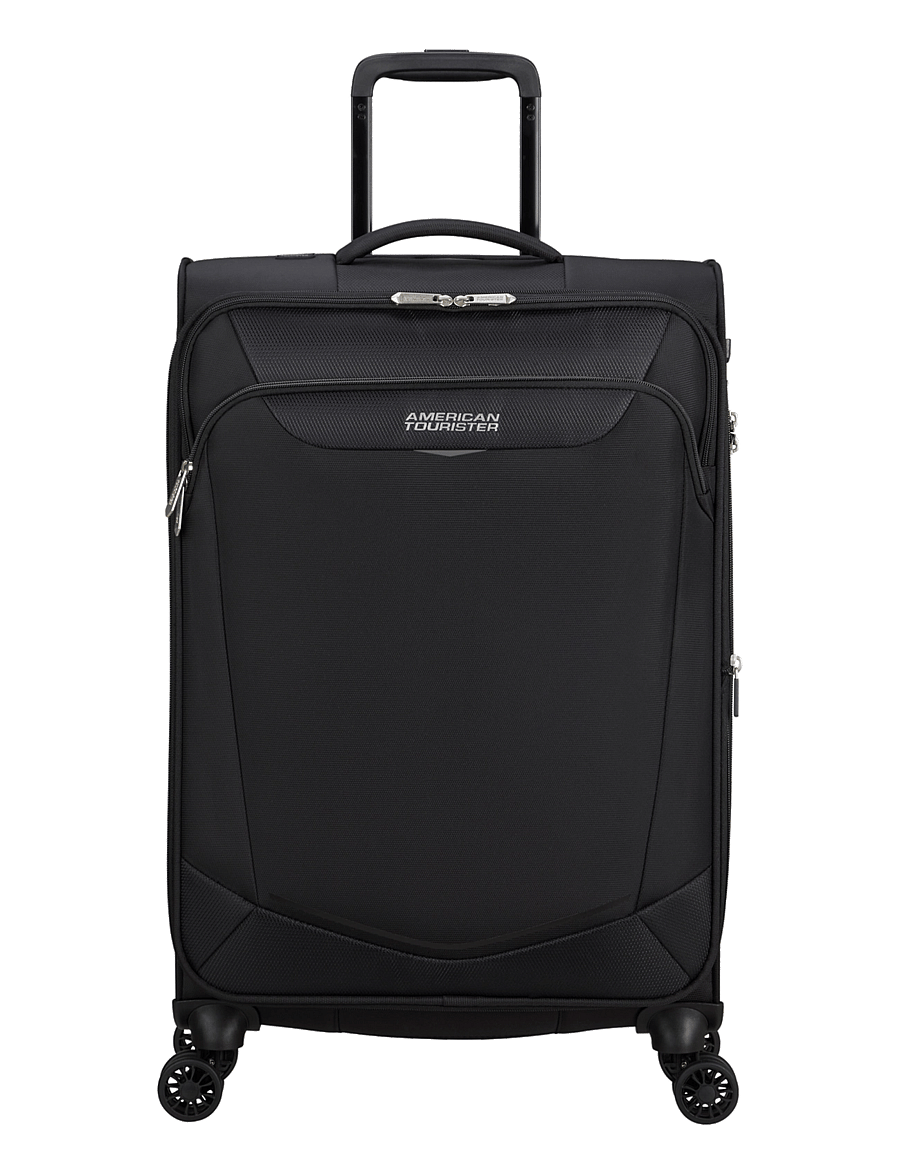 American Tourister - SUMMERRIDE SPINNER M EXP TSA - extra stórar ferðatöskur - black - 0