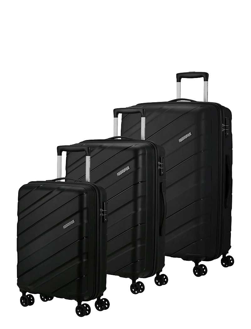 American Tourister - JETDRIVER 3.0 3 PC SET A BLACK - koffer - black - 0