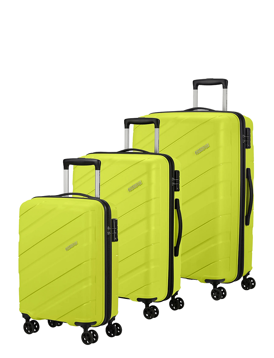 American Tourister - JETDRIVER 3.0 3 PC SET A FONDANT PINK - osta olukorra järgi - bright lime - 0