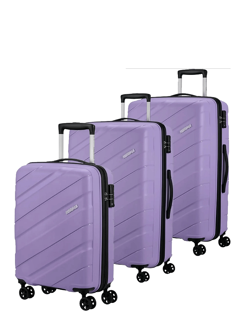 American Tourister - JETDRIVER 3.0 3 PC SET A BLACK - store kufferter - ice lilac - 0