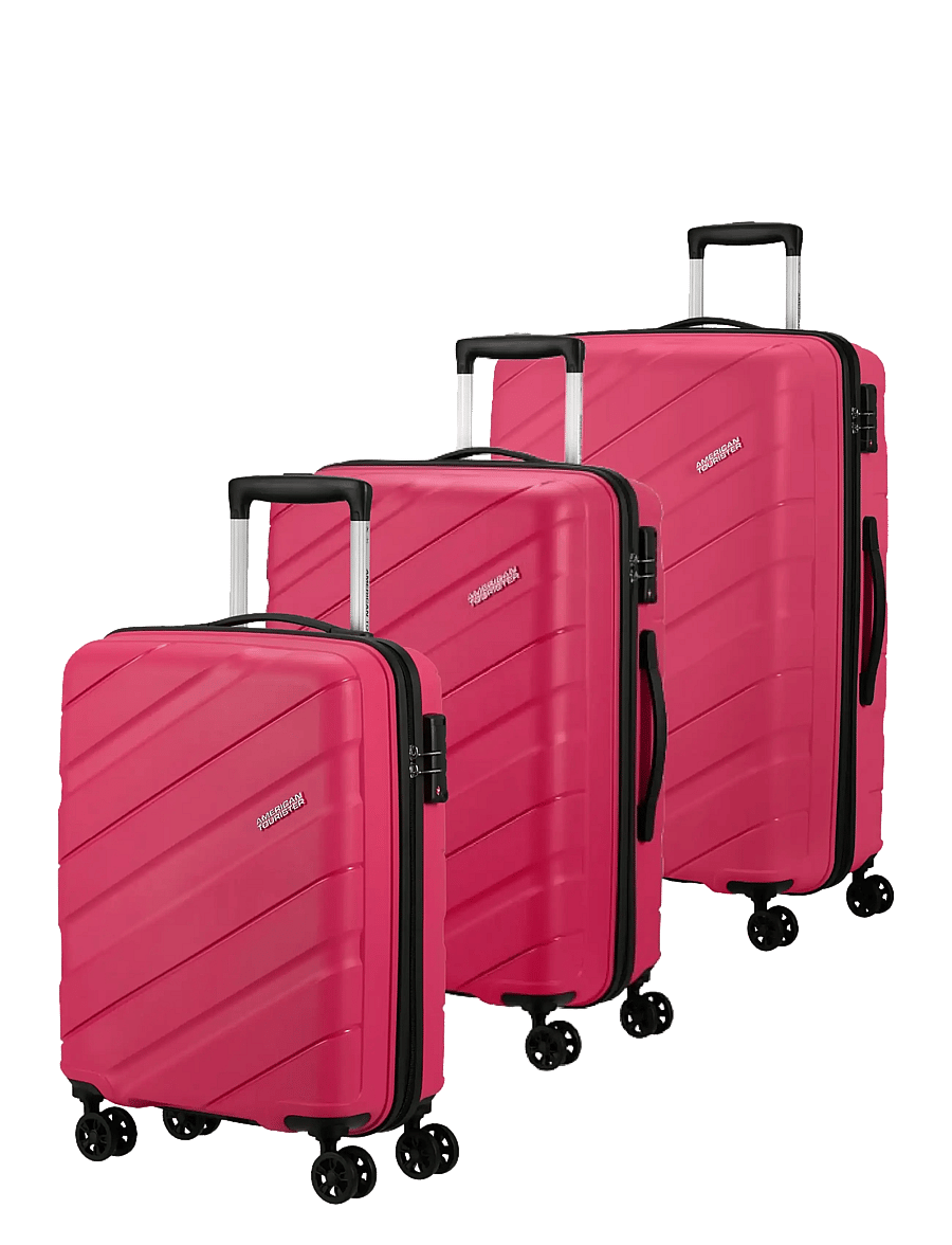 American Tourister - JETDRIVER 3.0 3 PC SET A FONDANT PINK - nach anlass kaufen - rasberry pink - 0