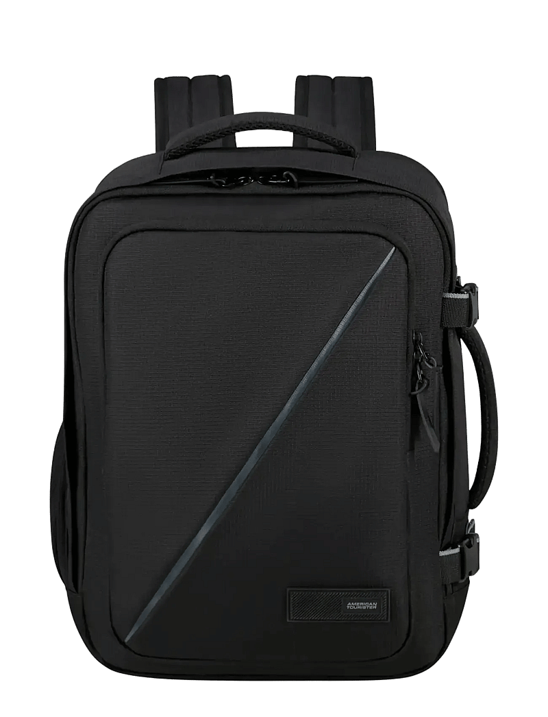 American Tourister - TAKE2CABIN CASUAL BACKPACK MS - shoppa efter tillfälle - black - 0