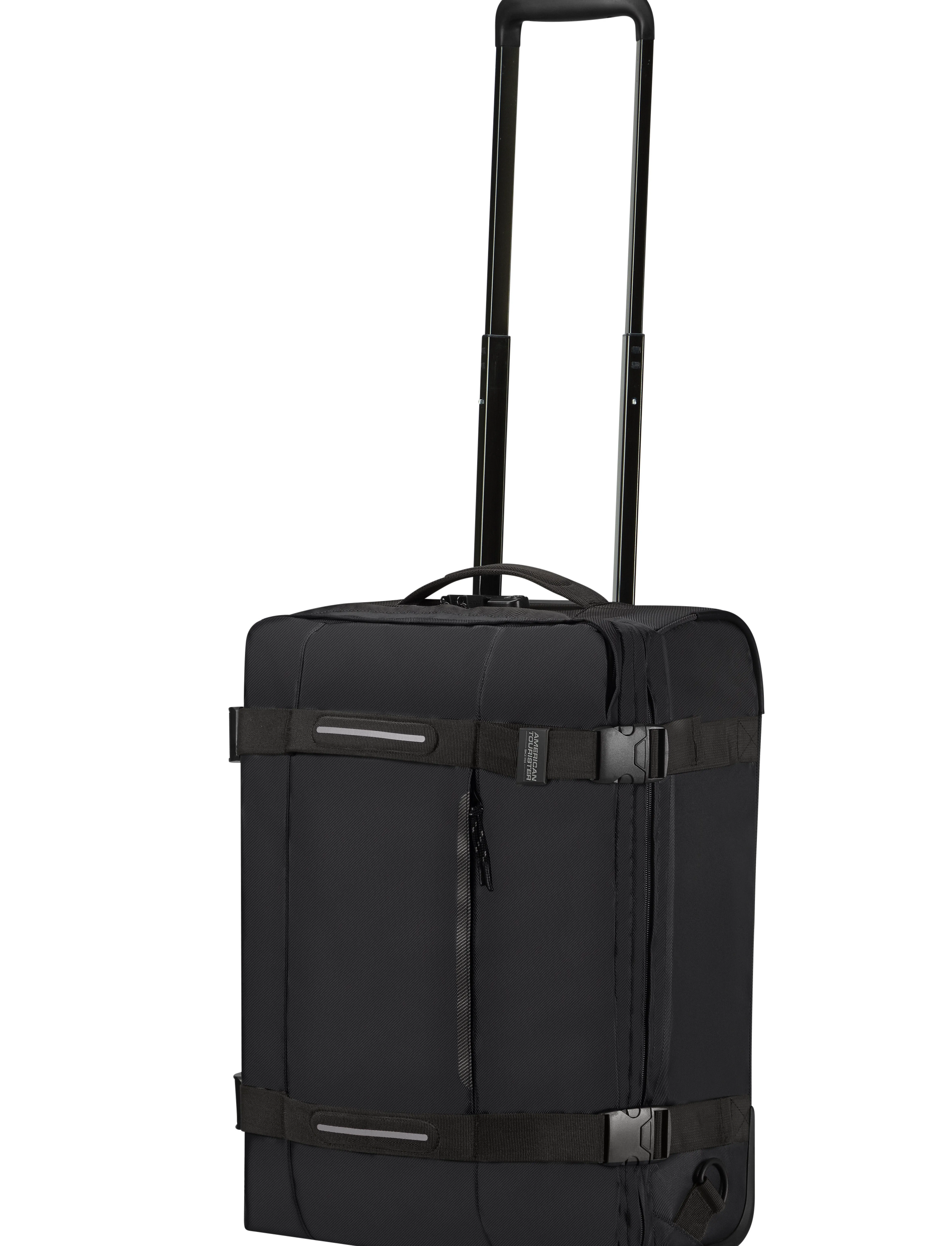 American Tourister URBAN TRACK DUFFLE/WH BACKPACK ASPH.DARK KHAKI - Håndbaggage - BLACK / black