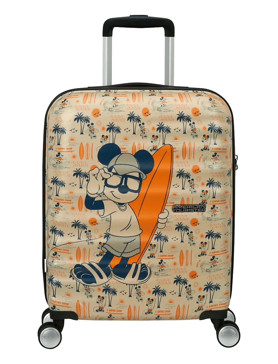 American Tourister - WAVEBREAKER DISNEY-SPIN.55/20 TSA DISNEY - reiskoffers voor kinderen - mickey super surfer - 1