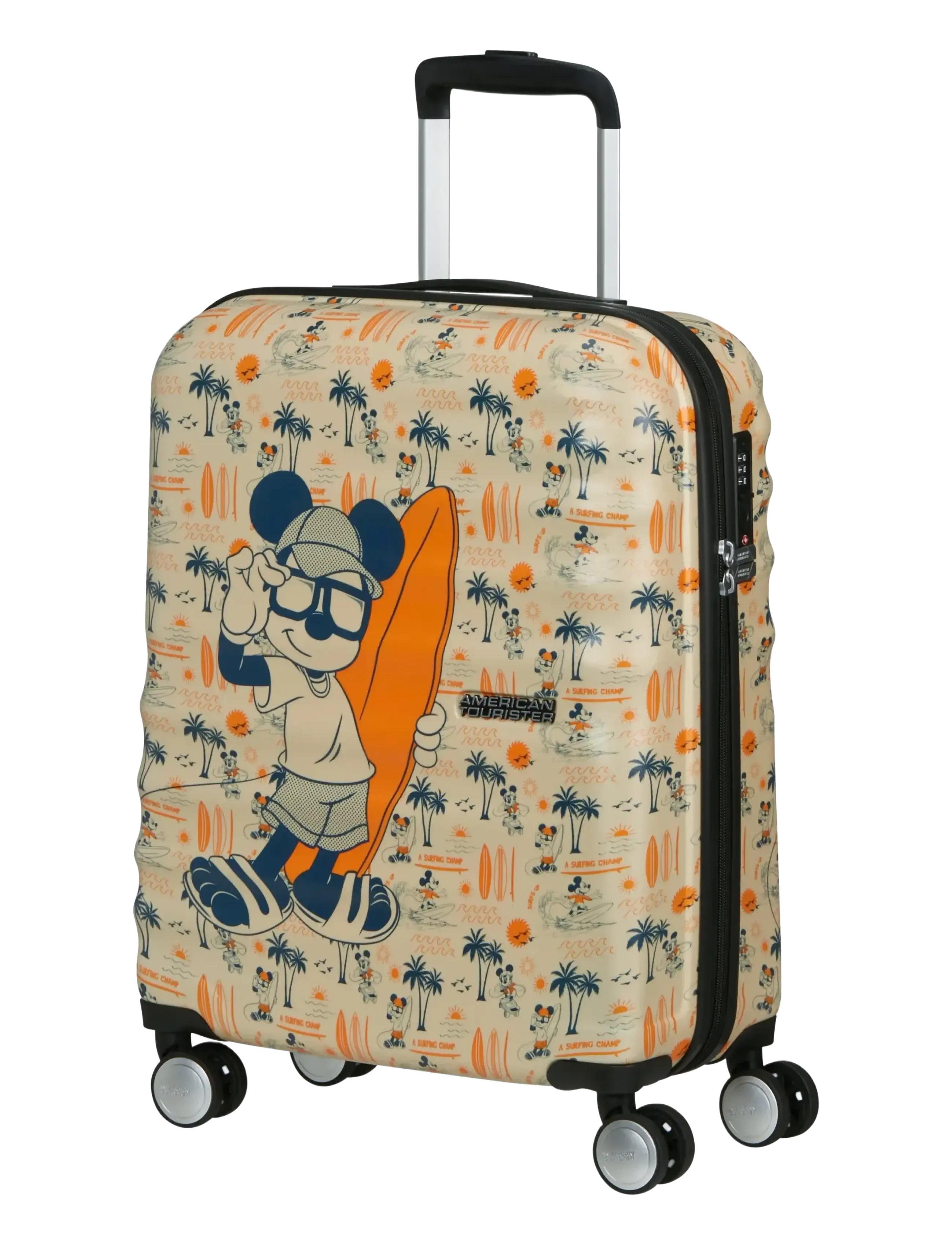 American Tourister - WAVEBREAKER DISNEY-SPIN.55/20 TSA DISNEY - reiskoffers voor kinderen - mickey super surfer - 2