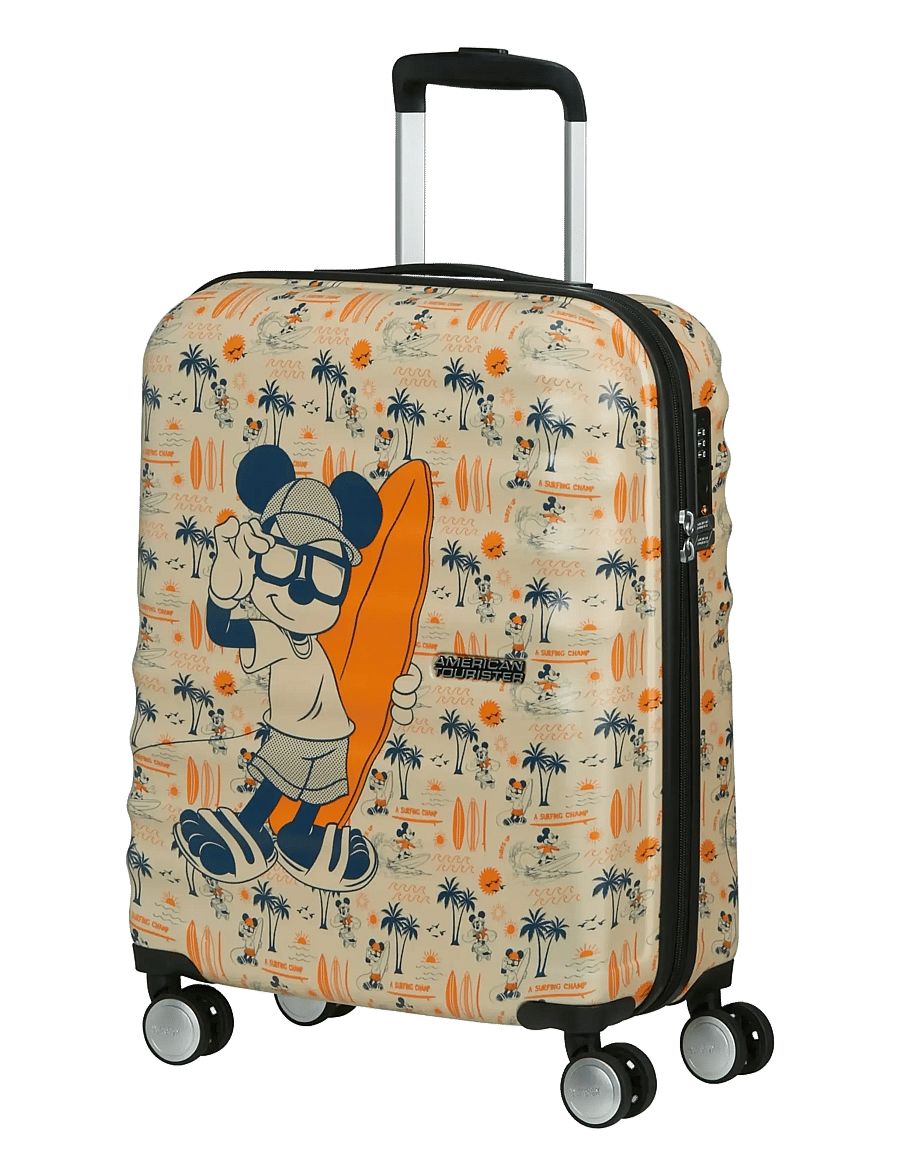 American Tourister - WAVEBREAKER DISNEY-SPIN.55/20 TSA DISNEY - reiskoffers voor kinderen - mickey super surfer - 2