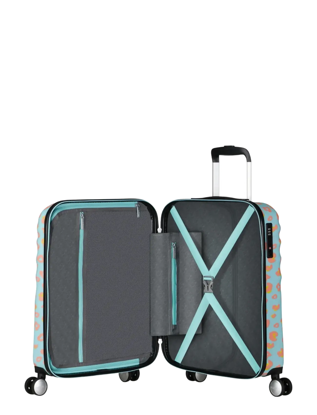 American Tourister - WAVEBREAKER DISNEY-SPIN.55/20 TSA DISNEY - reisikohvrid lastele - minnie pastel dots - 3