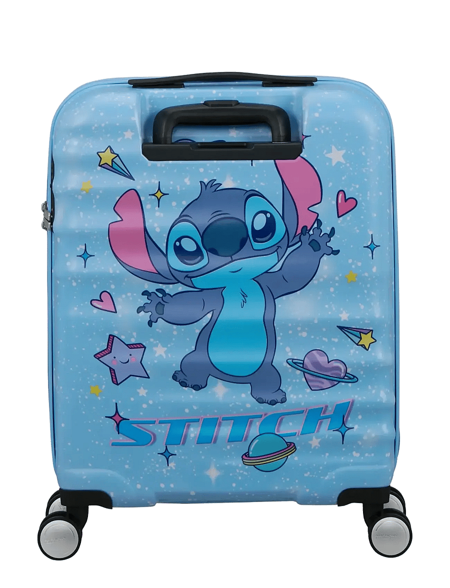 American Tourister - WAVEBREAKER DISNEY-SPIN.55/20 TSA DISNEY - sacs de voyage pour les enfants - stitch universe - 2