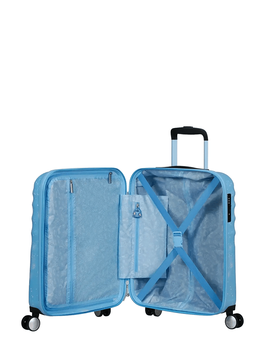 American Tourister - WAVEBREAKER DISNEY-SPIN.55/20 TSA DISNEY - sacs de voyage pour les enfants - stitch universe - 3