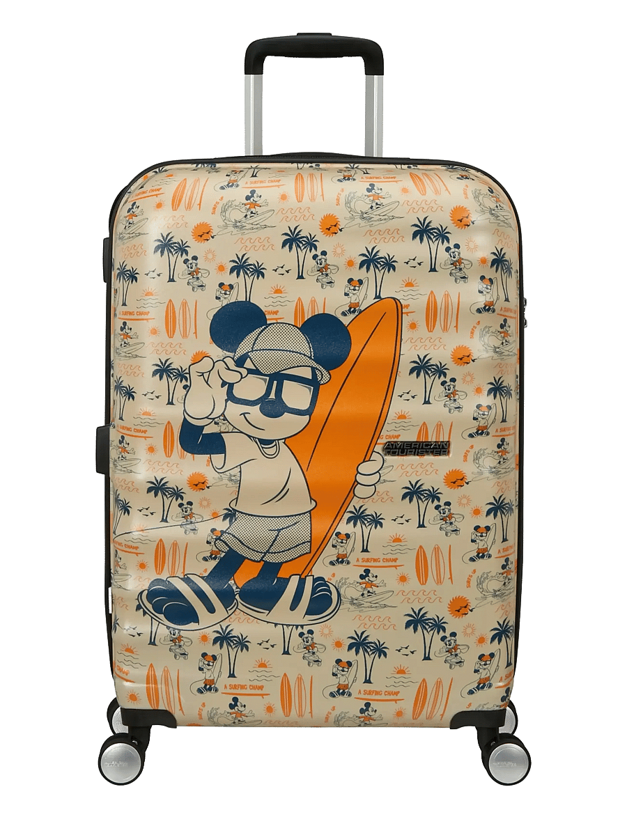 American Tourister - WAVEBREAKER DISNEY-SPIN.67/24 TSA DISNEY - rejsetasker til børn - mickey super surfer - 0