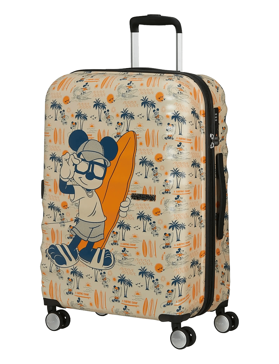 American Tourister - WAVEBREAKER DISNEY-SPIN.67/24 TSA DISNEY - rejsetasker til børn - mickey super surfer - 1