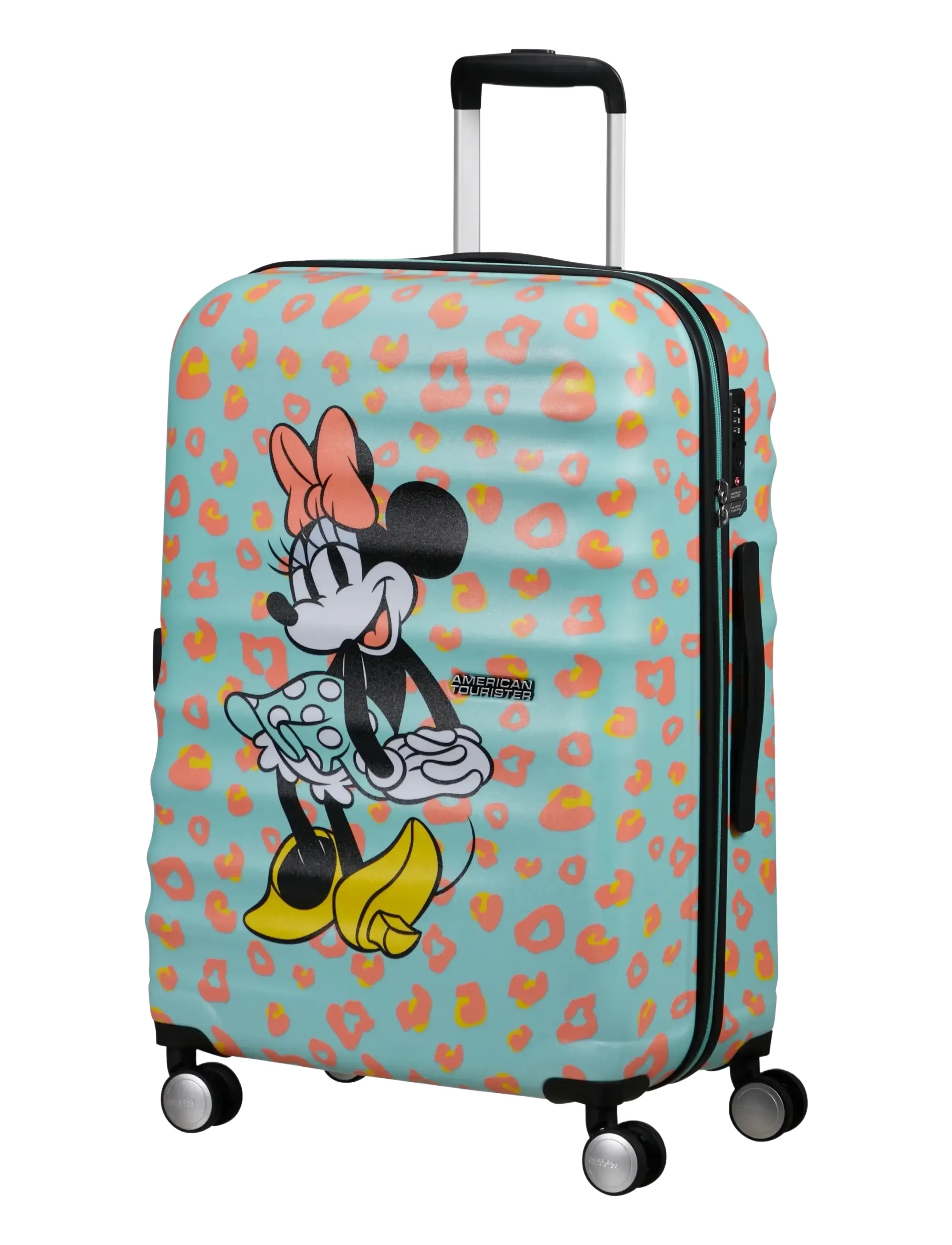 American Tourister - WAVEBREAKER DISNEY-SPIN.67/24 TSA DISNEY - reisetaschen für kinder - minnie pastel dots - 1