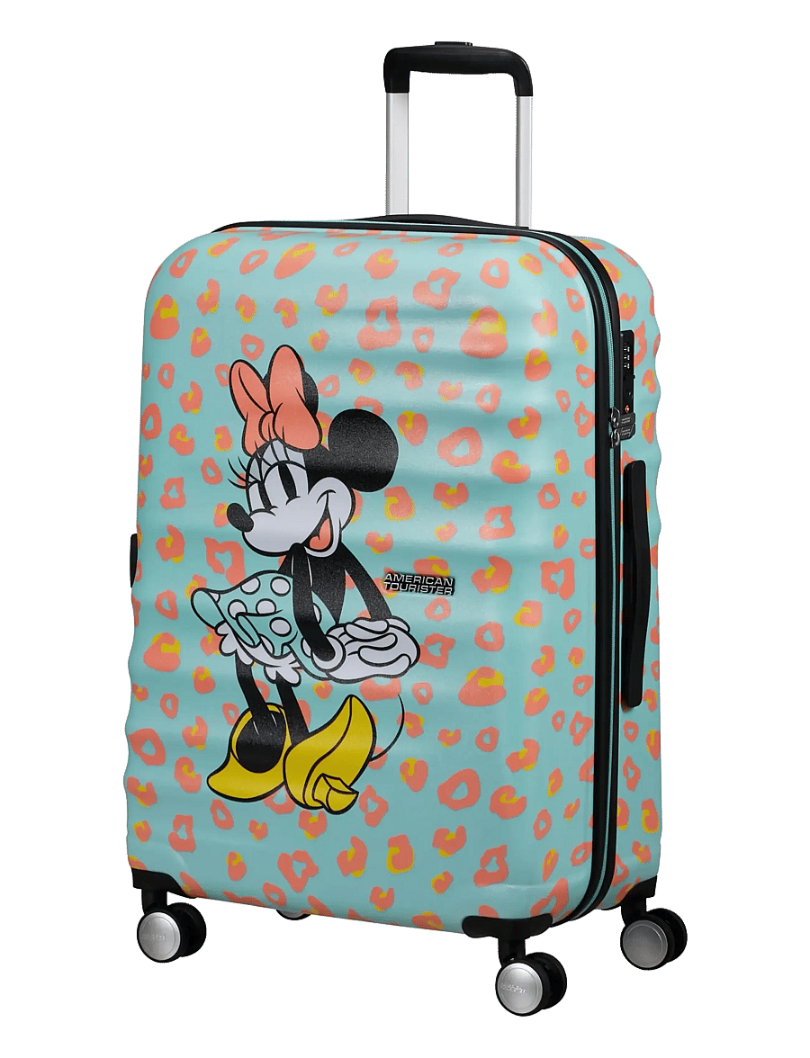 American Tourister - WAVEBREAKER DISNEY-SPIN.67/24 TSA DISNEY - reisetaschen für kinder - minnie pastel dots - 1