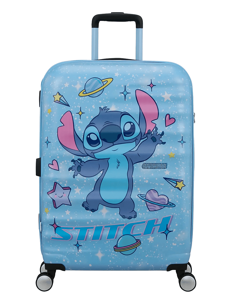 American Tourister - WAVEBREAKER DISNEY-SPIN.67/24 TSA DISNEY - rejsetasker til børn - stitch universe - 0