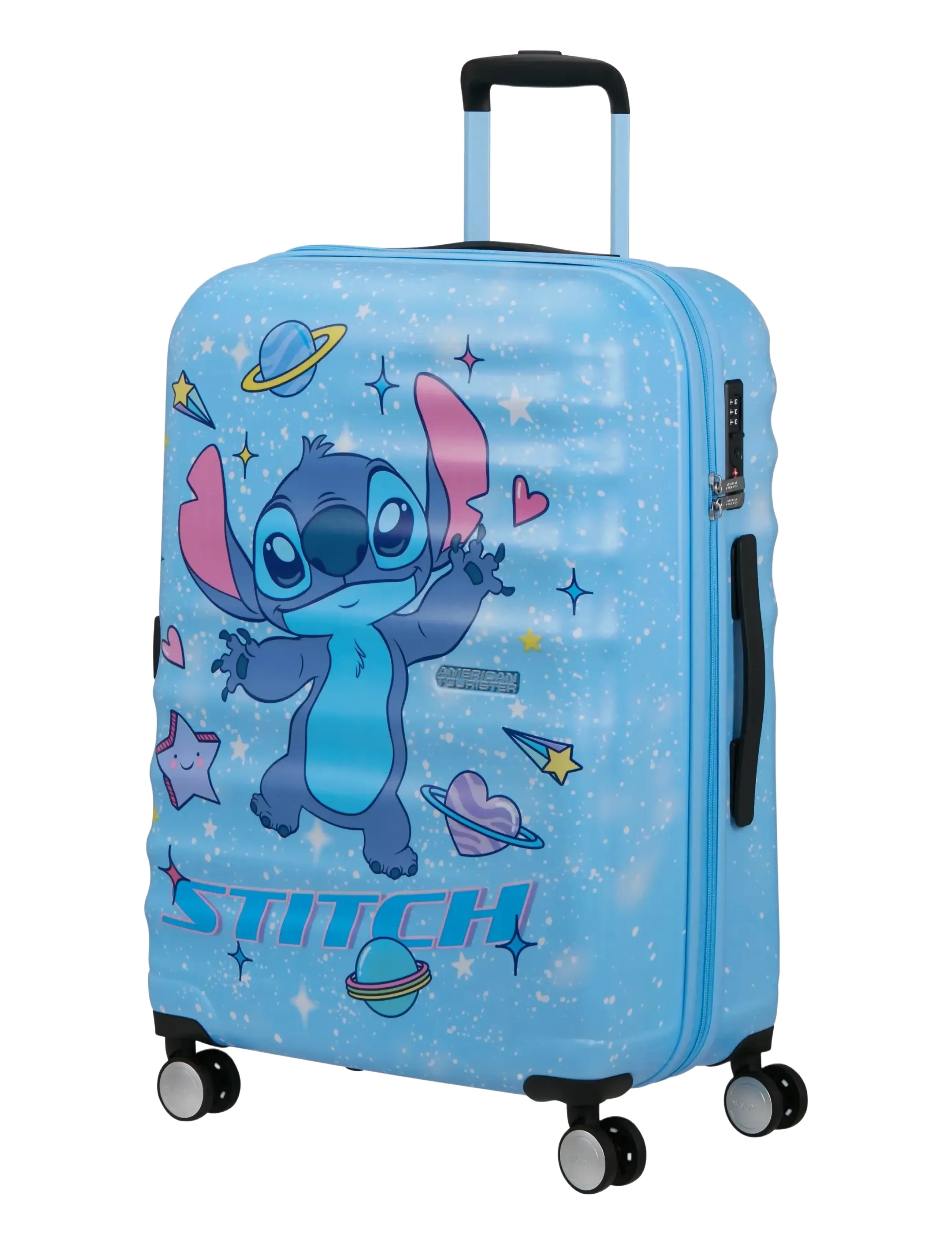 American Tourister - WAVEBREAKER DISNEY-SPIN.67/24 TSA DISNEY - rejsetasker til børn - stitch universe - 1