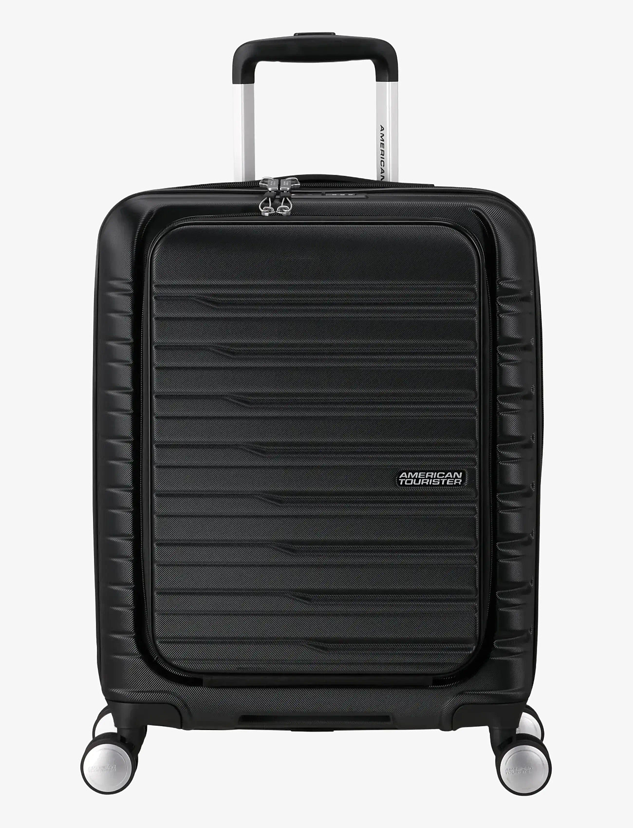 American Tourister - Flashline SPIN. 55/20 FRONTLOADER - handgepäck - shadow black - 0