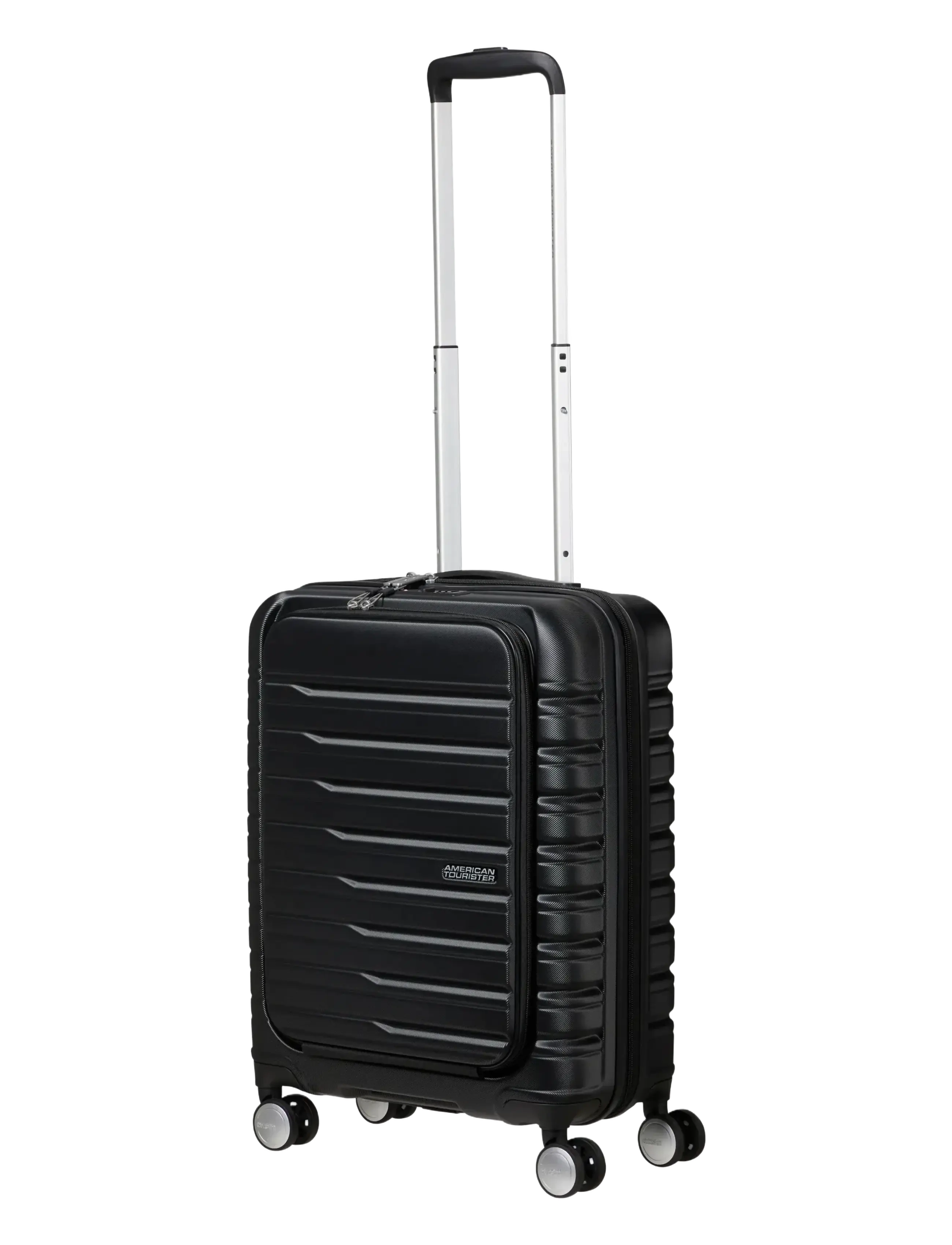 American Tourister - Flashline SPIN. 55/20 FRONTLOADER - handgepäckkoffer - shadow black - 1
