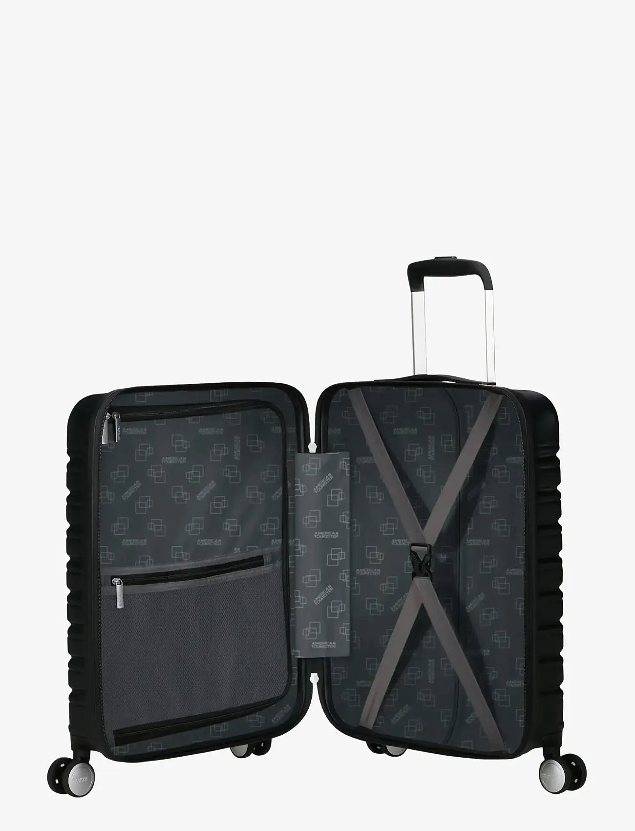 American Tourister - Flashline SPIN. 55/20 FRONTLOADER - handgepäck - shadow black - 2