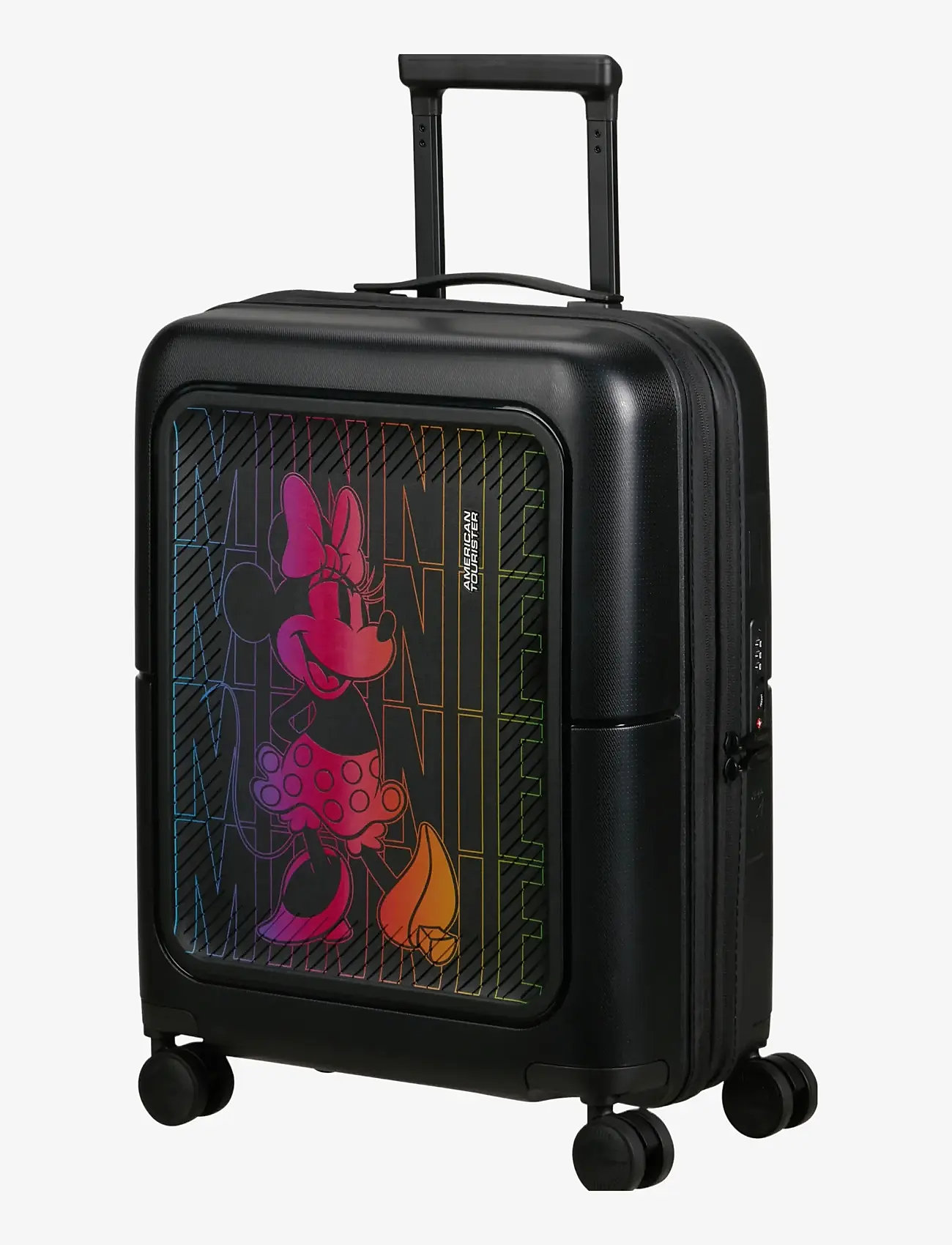 American Tourister - SPIN.55/20 EXP TSA DISNEY - rejsetasker til børn - minnie neon gradient - 2