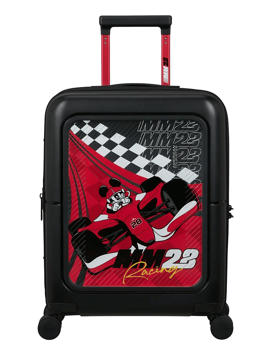 American Tourister - DASHPOP DISNEY-SPIN.55/20 EXP TSA DISNEY - rejsetasker til børn - racing mickey - 0