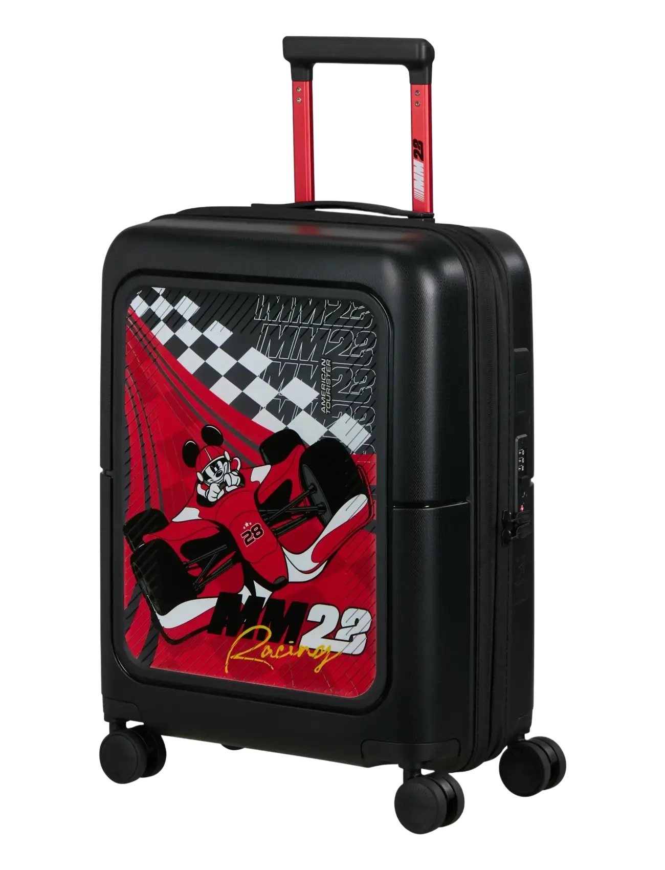 American Tourister - DASHPOP DISNEY-SPIN.55/20 EXP TSA DISNEY - rejsetasker til børn - racing mickey - 1