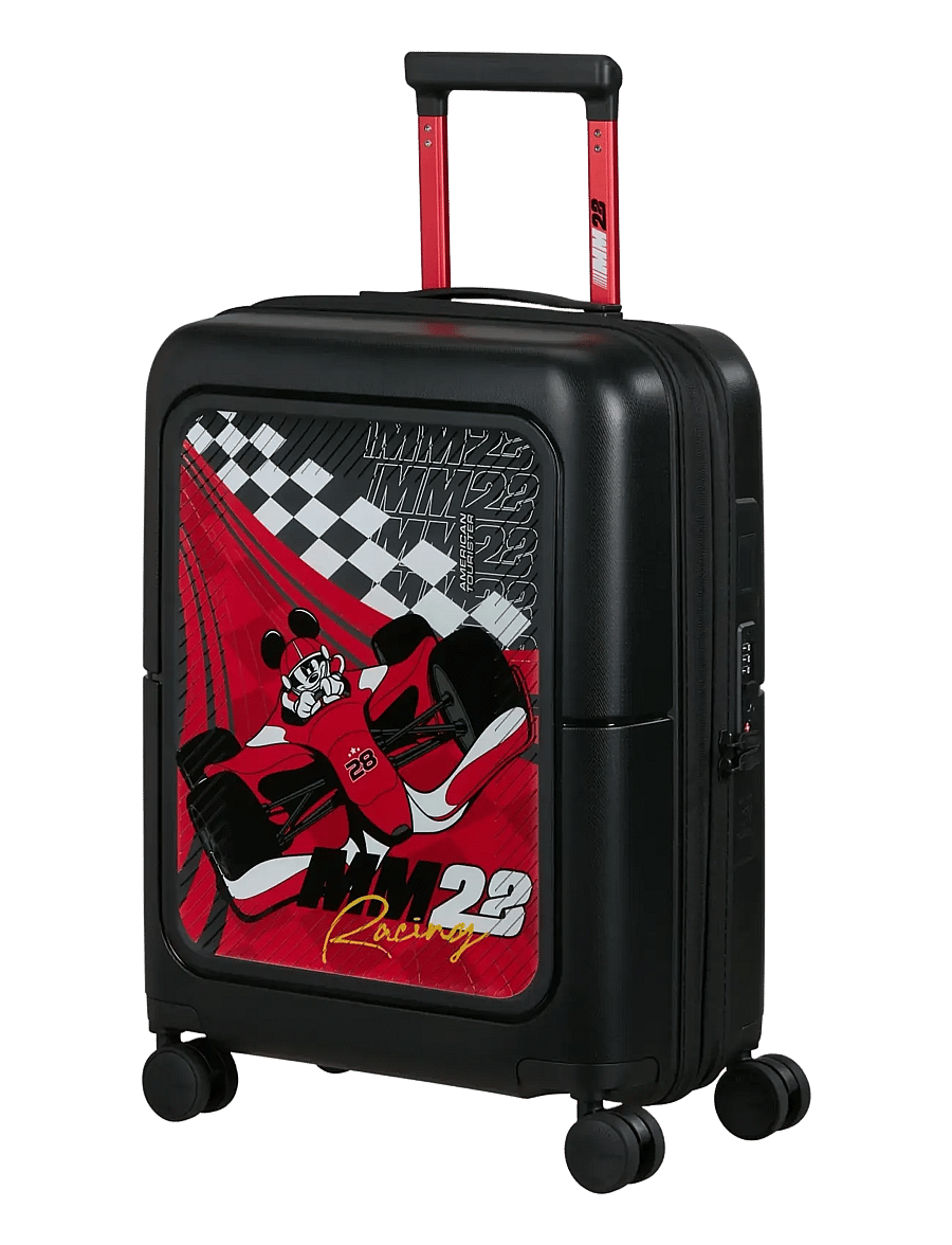 American Tourister - DASHPOP DISNEY-SPIN.55/20 EXP TSA DISNEY - rejsetasker til børn - racing mickey - 1