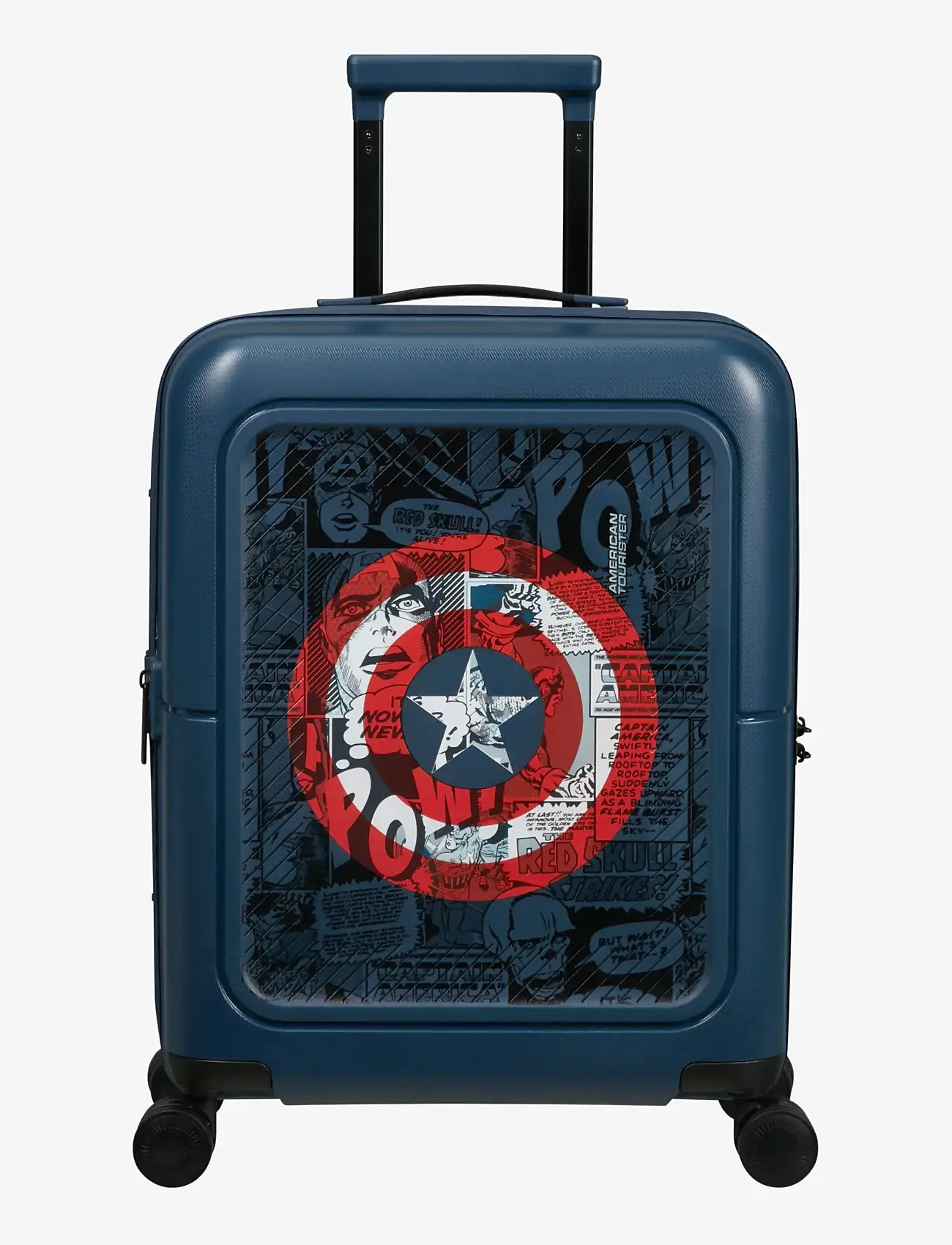 American Tourister - SPIN.55/20 EXP TSA MARVEL - reisikohvrid lastele - capt america shield - 1