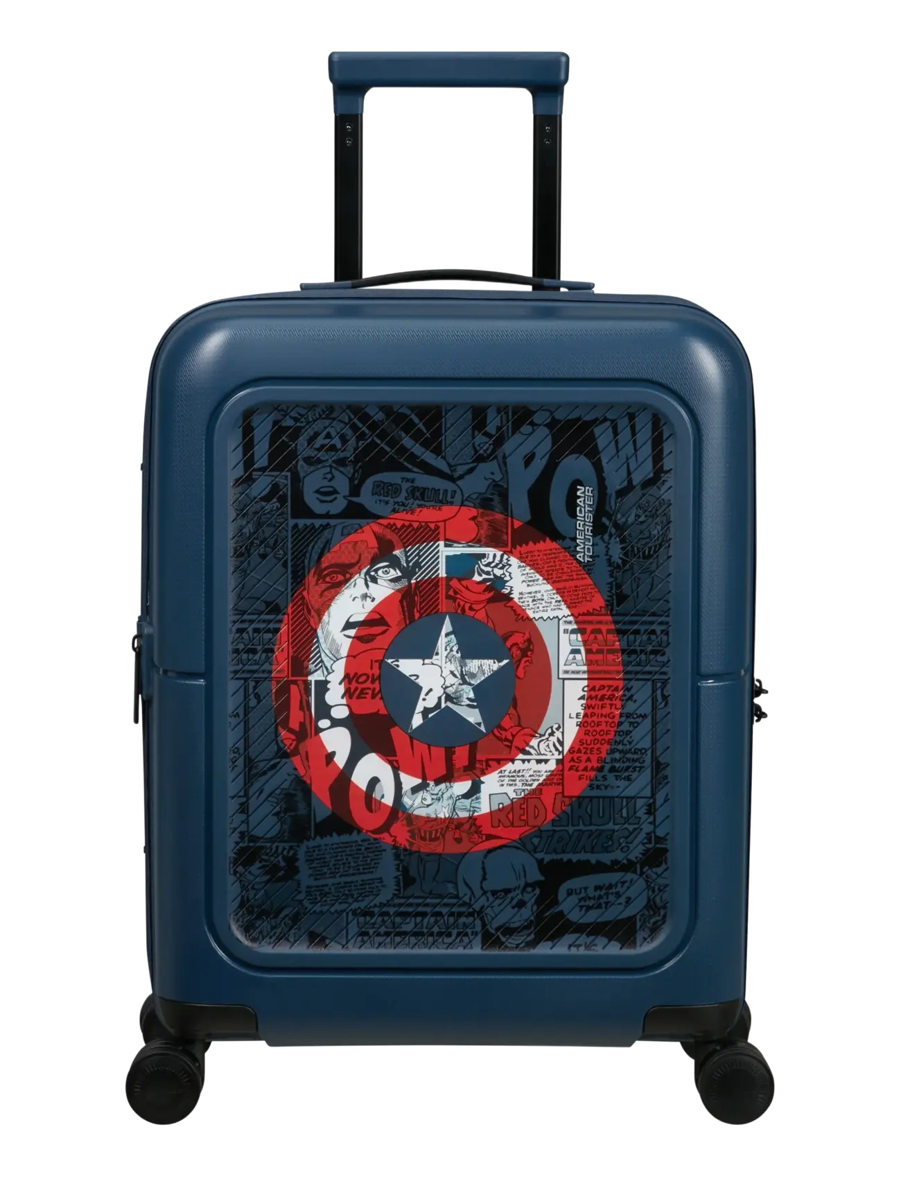 American Tourister SPIN.55/20 EXP TSA MARVEL - Reisetaschen - CAPT AMERICA SHIELD / navy